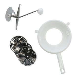 Metaltex tamis passant 20 cm acier inoxydable blanc