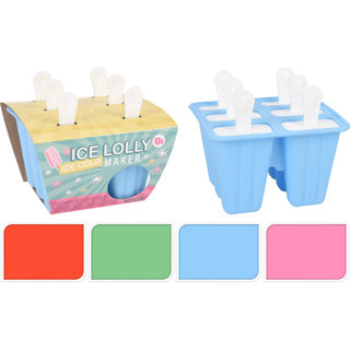 Machine à sucettes glacées 4 couleurs assorties | 6 pièces