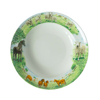 Wiebe van der Zee assiette profonde 23 cm cheval mouton Wiebe