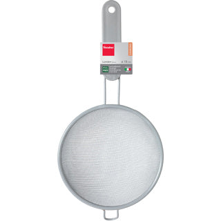 Metaltex London Line tamis antiadhésif métal sans PFAS Ø18cm gris