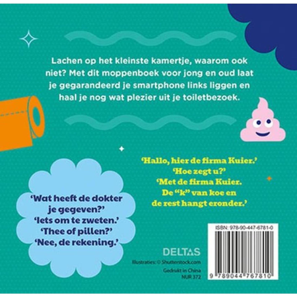 Deltas, le livre de blagues hilarantes sur les toilettes