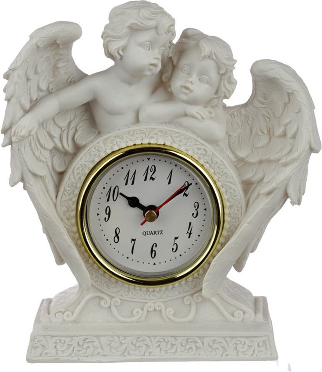 Puckator boutique trukado - pendule chérubin - paix du ciel amour sans fin - (hxlxp) env. 15 cm x 11 cm x 6 cm