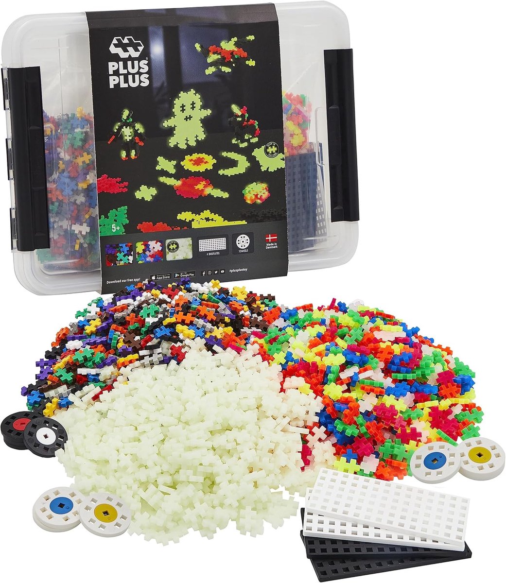 Boîte de rangement Plus Plus à construire et à briller plus-plus : 2000 pièces (3919)