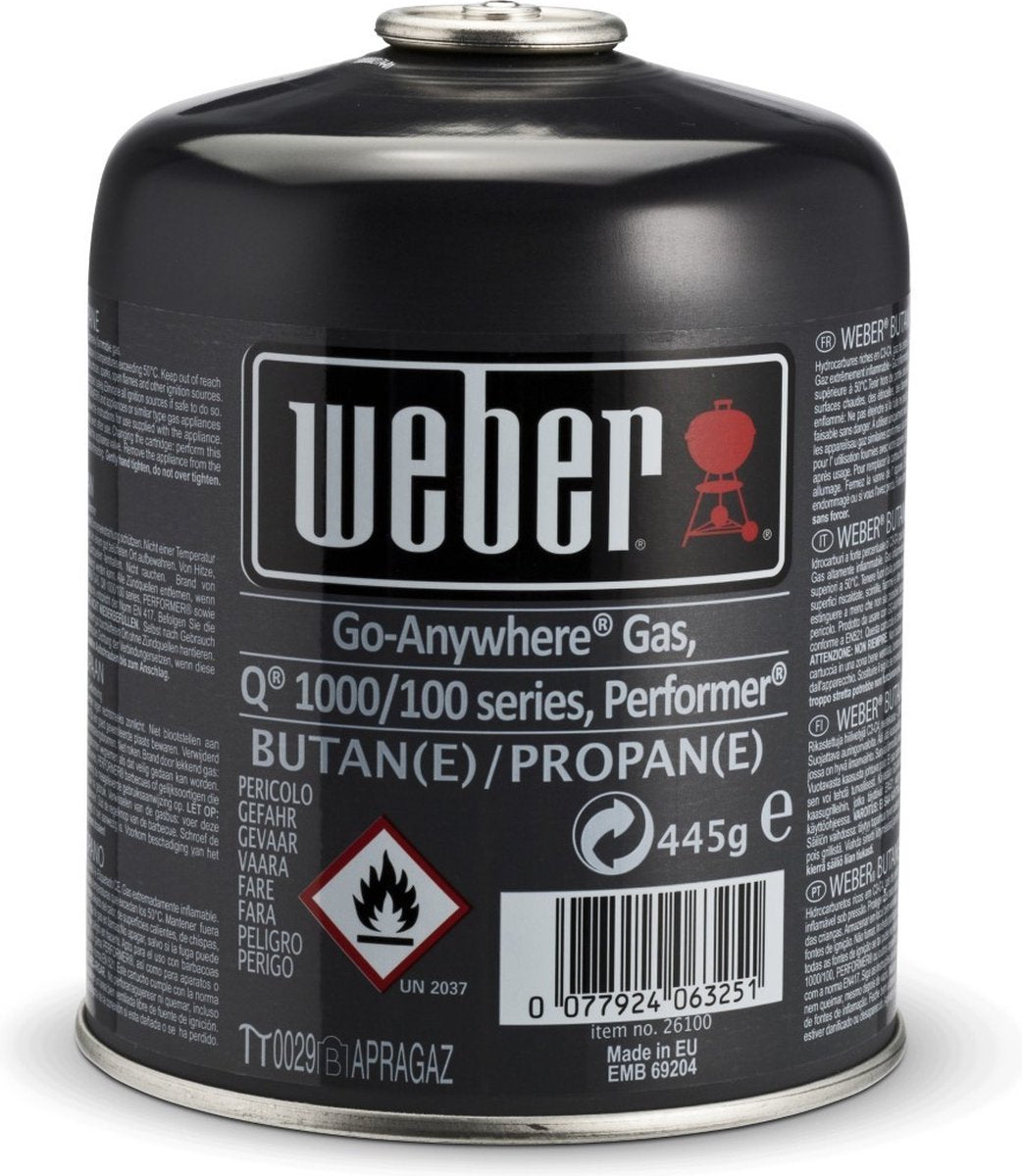 Bidon de gaz Weber - cartouche pour barbecue - 0077924089862