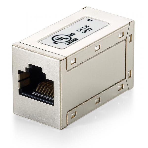 Equip 121169 coupleur en ligne modulaire blindé cat.6, rj-45, métallique