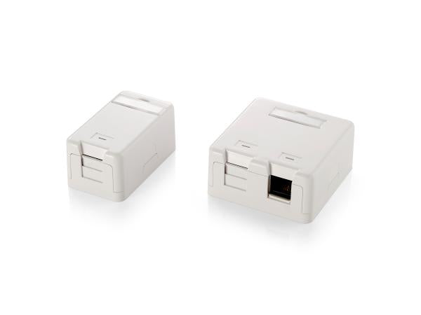 Equip 125121 boîtier Keystone en saillie pour 1 prise Keystone, blanc