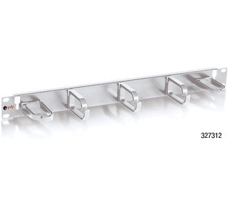 Equip 32731207201 19 panneau de gestion des câbles pour montage en rack, gris clair (ral 7035), métal