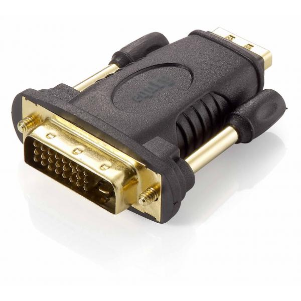 Equip equip 118908 adaptateur dvi-d-dual-link vers hdmi, dvi (24 + 1) hdmi a, m f, noir