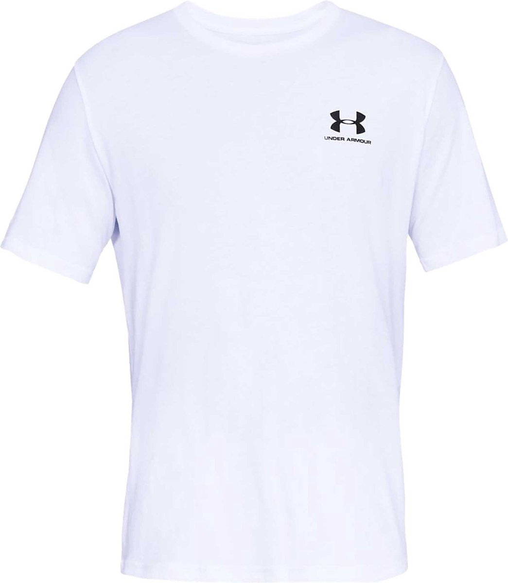 Under Armour UA M Sportstyle LC SS-WHT chemise de sport homme - blanc - noir