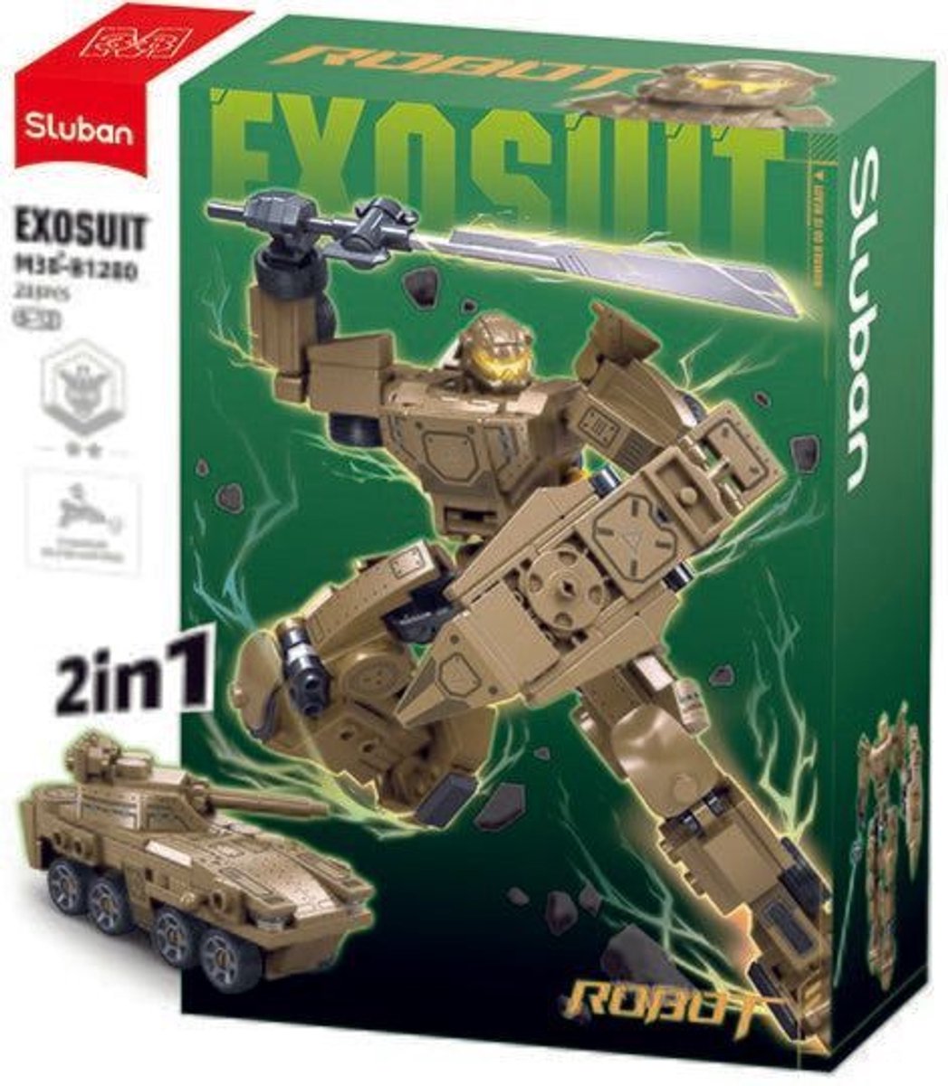 Véhicule armé de l'armée Sluban 2 en 1 (m38-b1280)