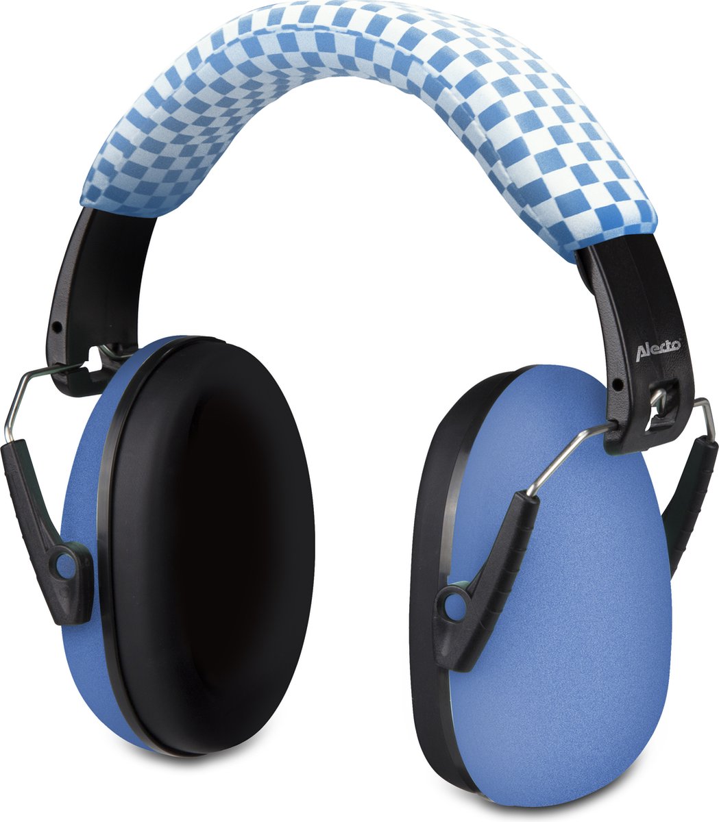 Protection auditive Alecto pour enfants - atténue les sons forts - augmente la concentration - cache-oreilles bv-71 - bleu - parfait pour la saison des festivals
