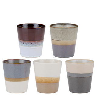 Mug glaçage réactif 5 assortis | 5 pièces