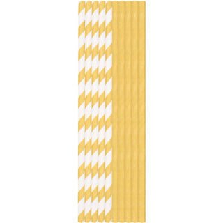 Pailles Duni, papier doré 25 pièces | 10 pièces