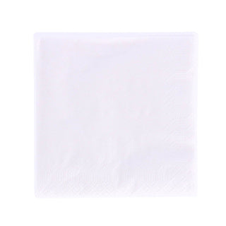 Serviettes Duni blanches 24x24 cm | 12 pièces