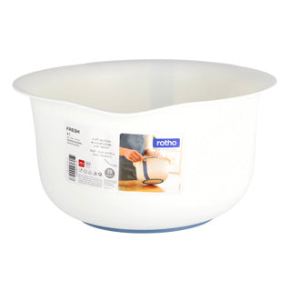 Rotho bol à mélanger frais 4l horizon bleu blanc