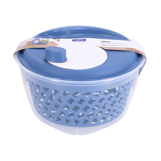 Essoreuse à salade fraîche Rotho - 4,5 litres - bleu horizon