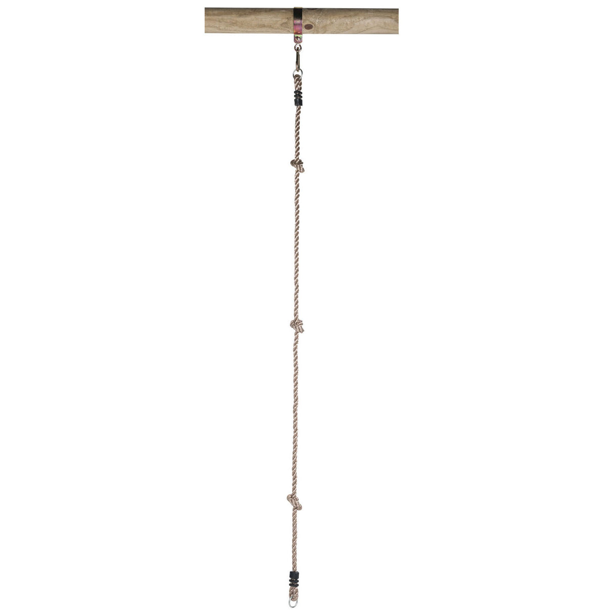 Corde d'escalade balançante avec 2 anneaux, 190 cm