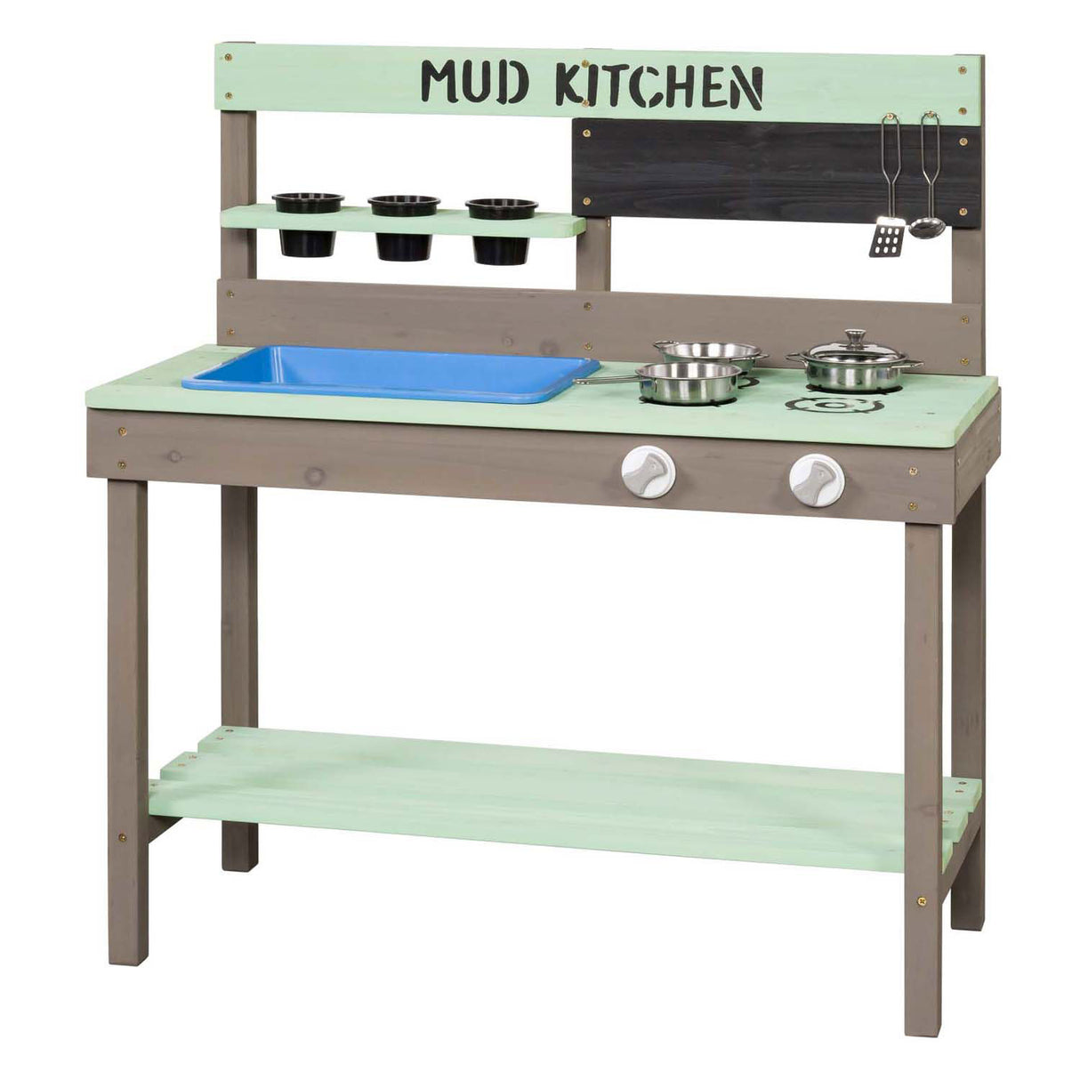 Cuisine de boue en bois balançante