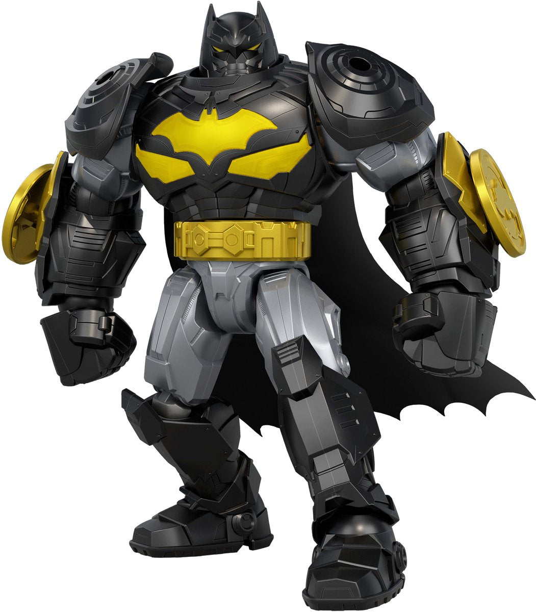 Mattel DC Premier figurine avec son et lumière mecha suit Batman figurine articulée 18 cm