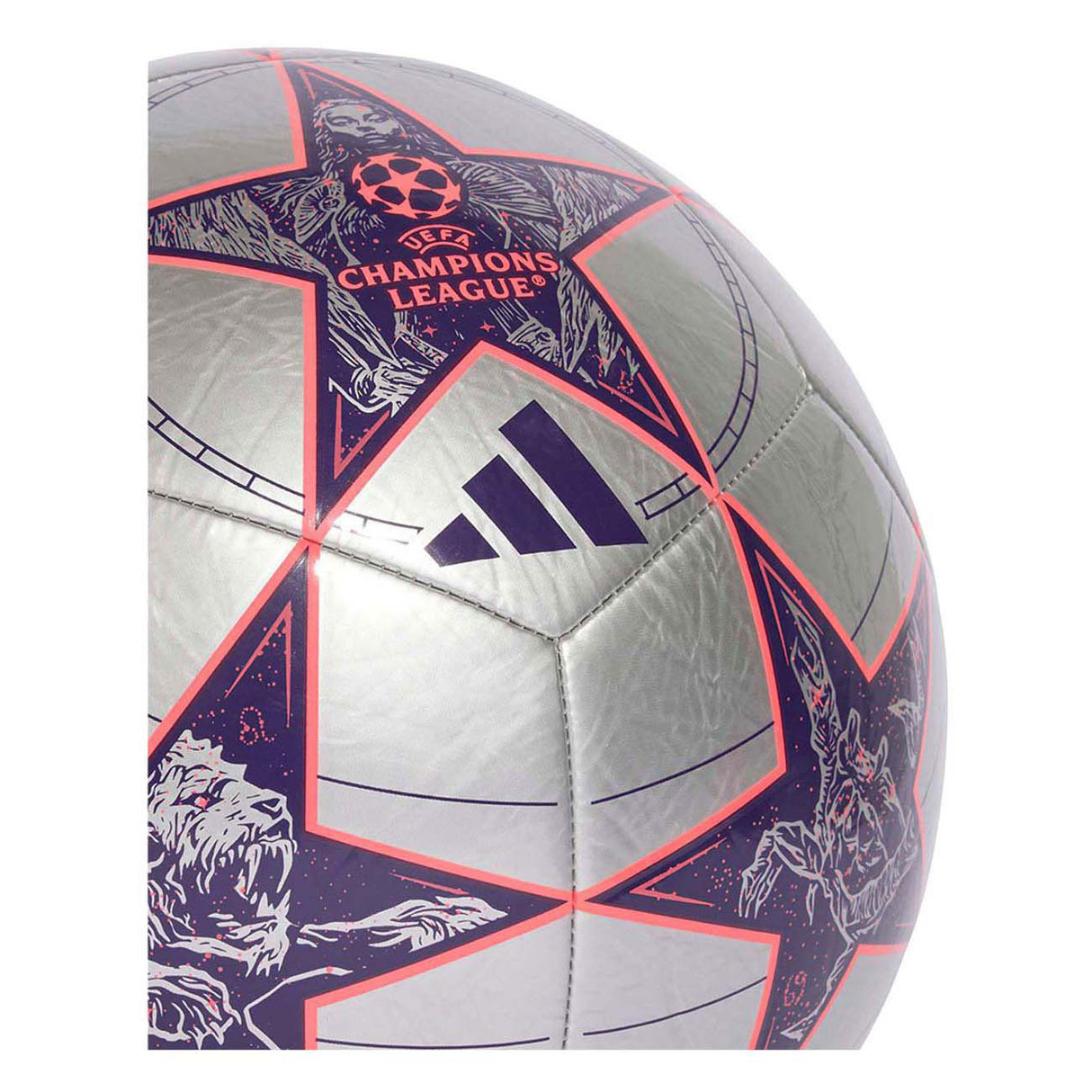 Ballon de football Volare adidas Champions League - argent