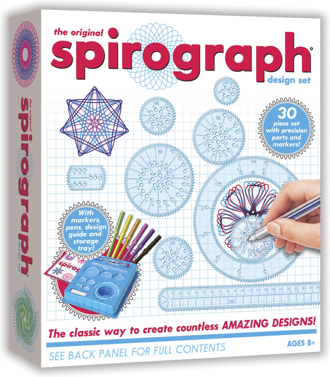 Spirographe - ensemble de conception