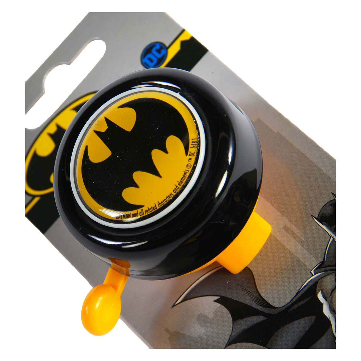 Bicycle Bell Batman 50 mm jaune noir