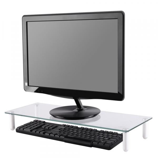 Neomounts NSMonitor10 LCD CRT Moniteur Standard Lifter, 25 kg Max, Transparent Moderne Desi