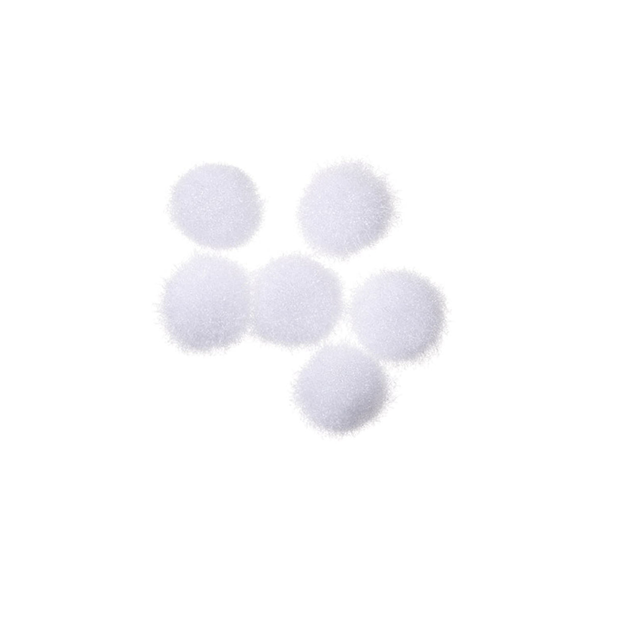 Darice • pompons 5mm 40pcs blanc