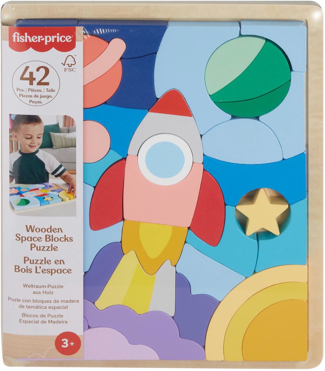 Puzzle en forme de bois Fisher Price