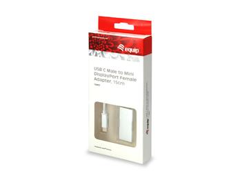 Equip 133457 Adaptateur USB Type C mâle vers Mini DisplayPort femelle, 15 cm