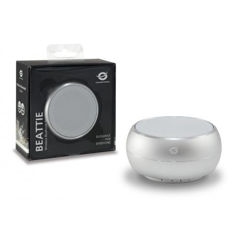 Enceinte Bluetooth sans fil Conceptronic Beattie 01s, micro-usb, 3w, 150 - 20000 Hz, argent
