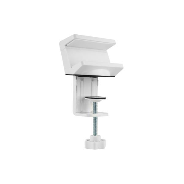 Equip 650806 support multiprise à pince, abs, acier, blanc