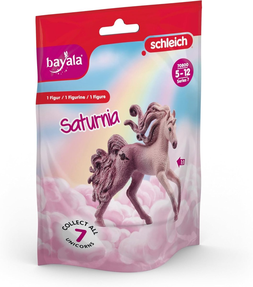 Schleich Bayala Licorne de collection Saturnia – Figurine de licorne jouet.
