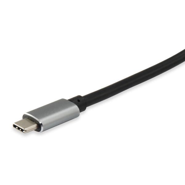 Equip 133464 Adaptateur USB Type C vers 2x HDMI femelle, 2160p à 30 Hz, USB3.1 Gen1, gris