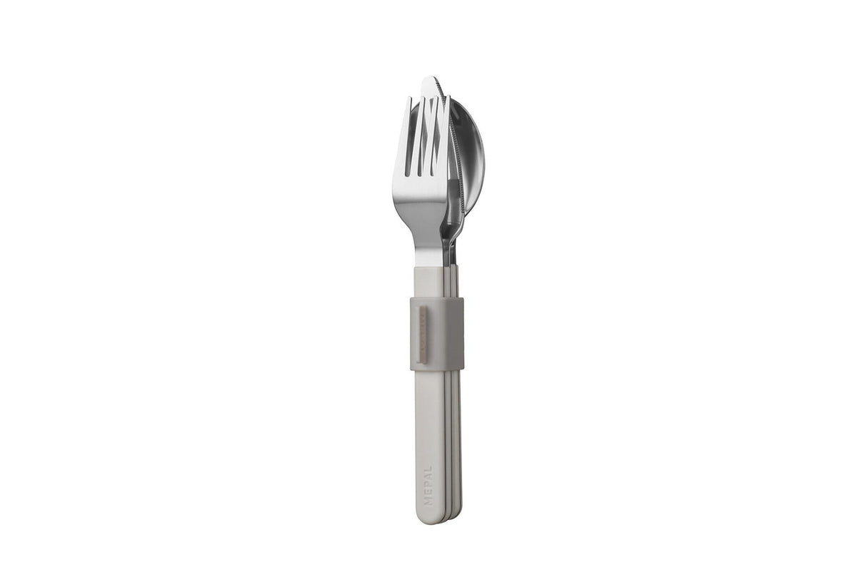 Mepal set de couverts silueta 3 pièces - blanc