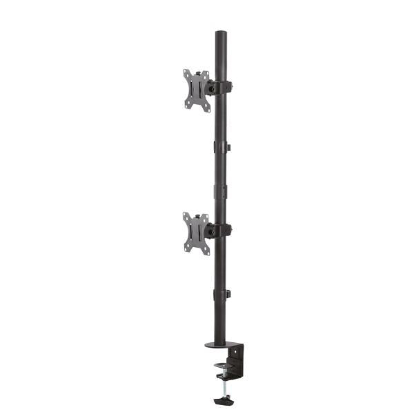 Neomounts Neomounts FPMA-D550DVBLACK-écran à écran plat de bureau, 2x 10-32, 16 kg, 88 cm, 75x75 100x100