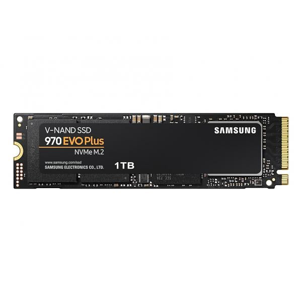 Samsung mz-v7s1t0bw 970 evo plus ssd, 1 to, m.2 nvme, v-nand mlc, 3500 3300 mo s, 6000000 iops