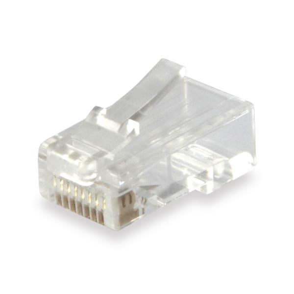 Equip 121144 jeu de connecteurs rj45 de 100 pièces, utp, cat.6