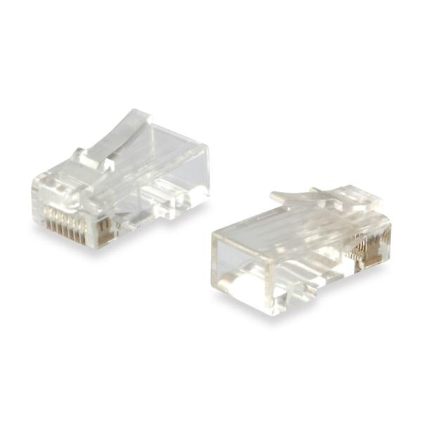 Equip 121144 jeu de connecteurs rj45 de 100 pièces, utp, cat.6