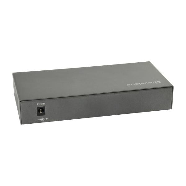 Levelone gep-0823 commutateur poe gigabit 8 ports, 802.3at af poe, 120 w
