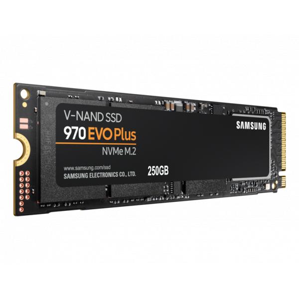 Samsung mz-v7s250bw evo 970 plus ssd, 250 go, m.2 2280, v-nand mlc, 3500 3300 mo s, 550 000 iops