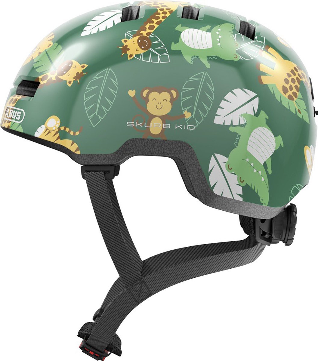 Abus skurb kid - casque de vélo - enfants vert jungle s (45 - 50 cm)
