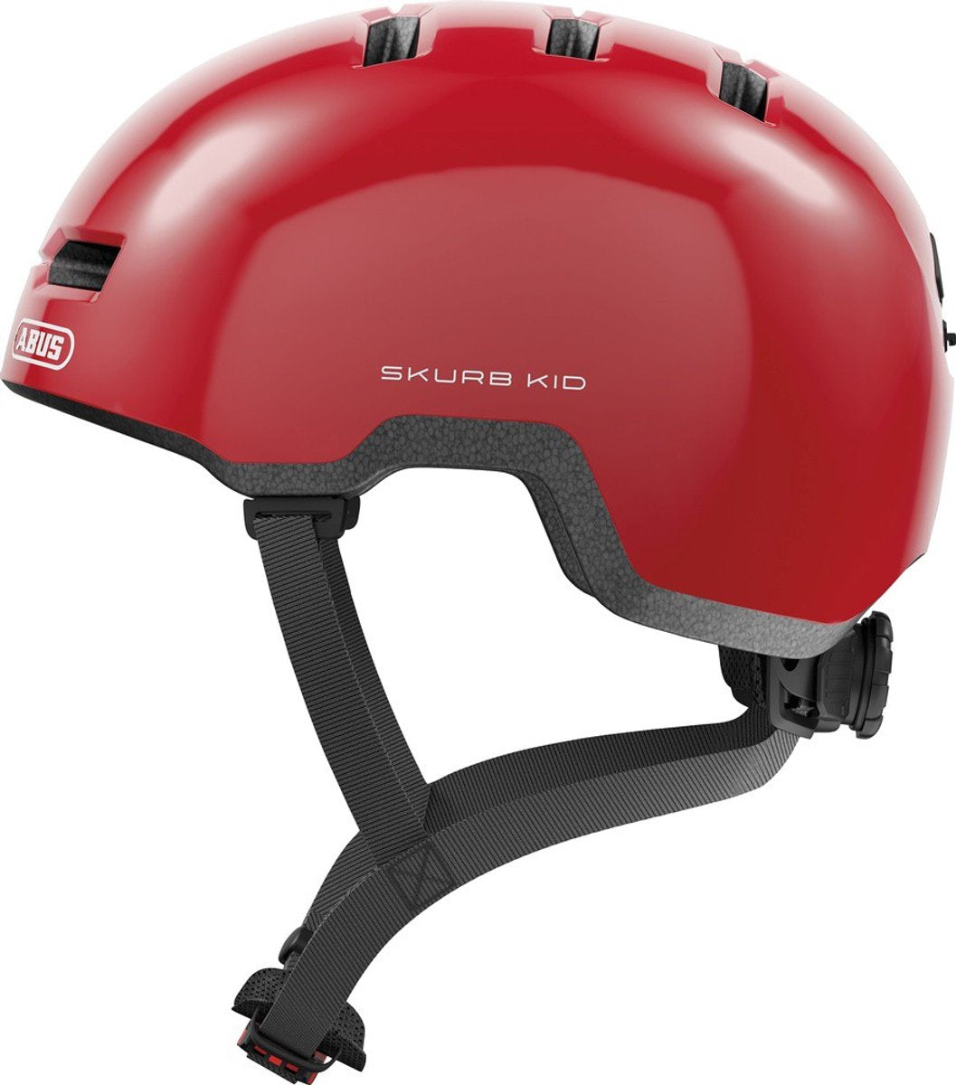 Abus casque skurb kid rouge brillant s 45-50cm