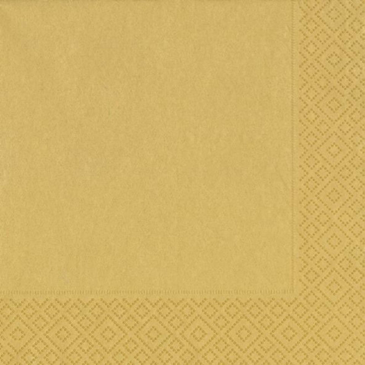 Serviettes Duni 33x33cm or