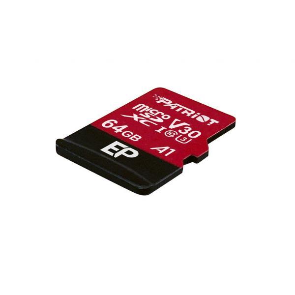 Patriot patriot pef256gep31mcx série ep micro sdxc haute performance, 256 go, 4k, v30 a1, 100 80 mo s