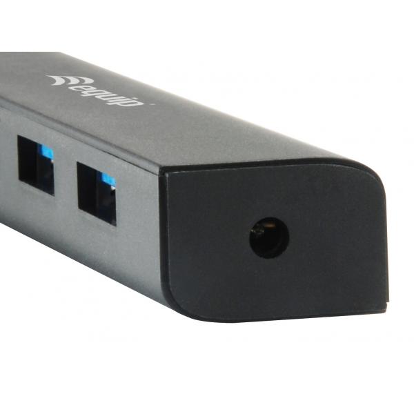 Equip 128954 Hub USB 4 ports, USB 3.2 gen 1 type-c -> USB 3.2 gen 1 type-a, 5 000 mbits, noir