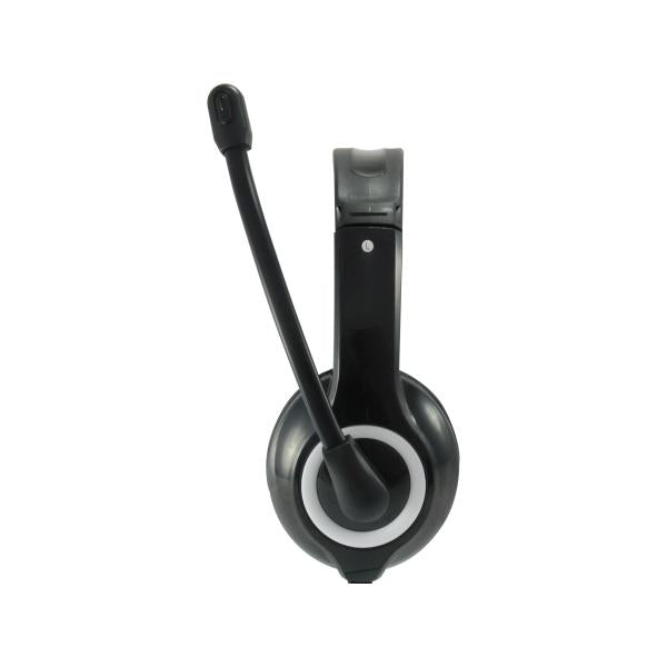 Equip 245301 casque de jeu, USB, arceau, binaural, numérique, noir