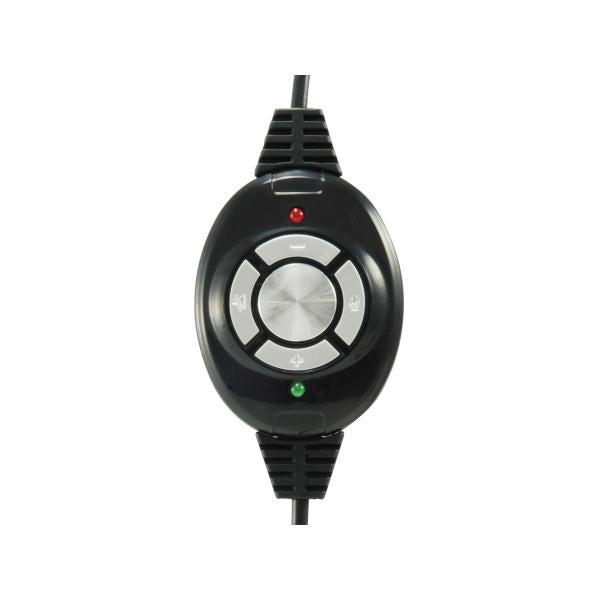 Equip 245301 casque de jeu, USB, arceau, binaural, numérique, noir