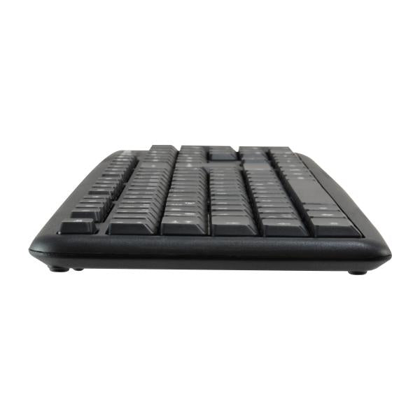Equip 245200 combo clavier et souris filaire disposition allemagne, usb, qwertz, 105 touches, 1000 dpi, noir