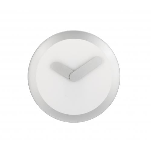 Horloge Nexttime 2615zi focus, ø25 cm, murale, blanc argent